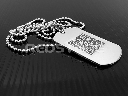 Vojenská známka s QR kódom